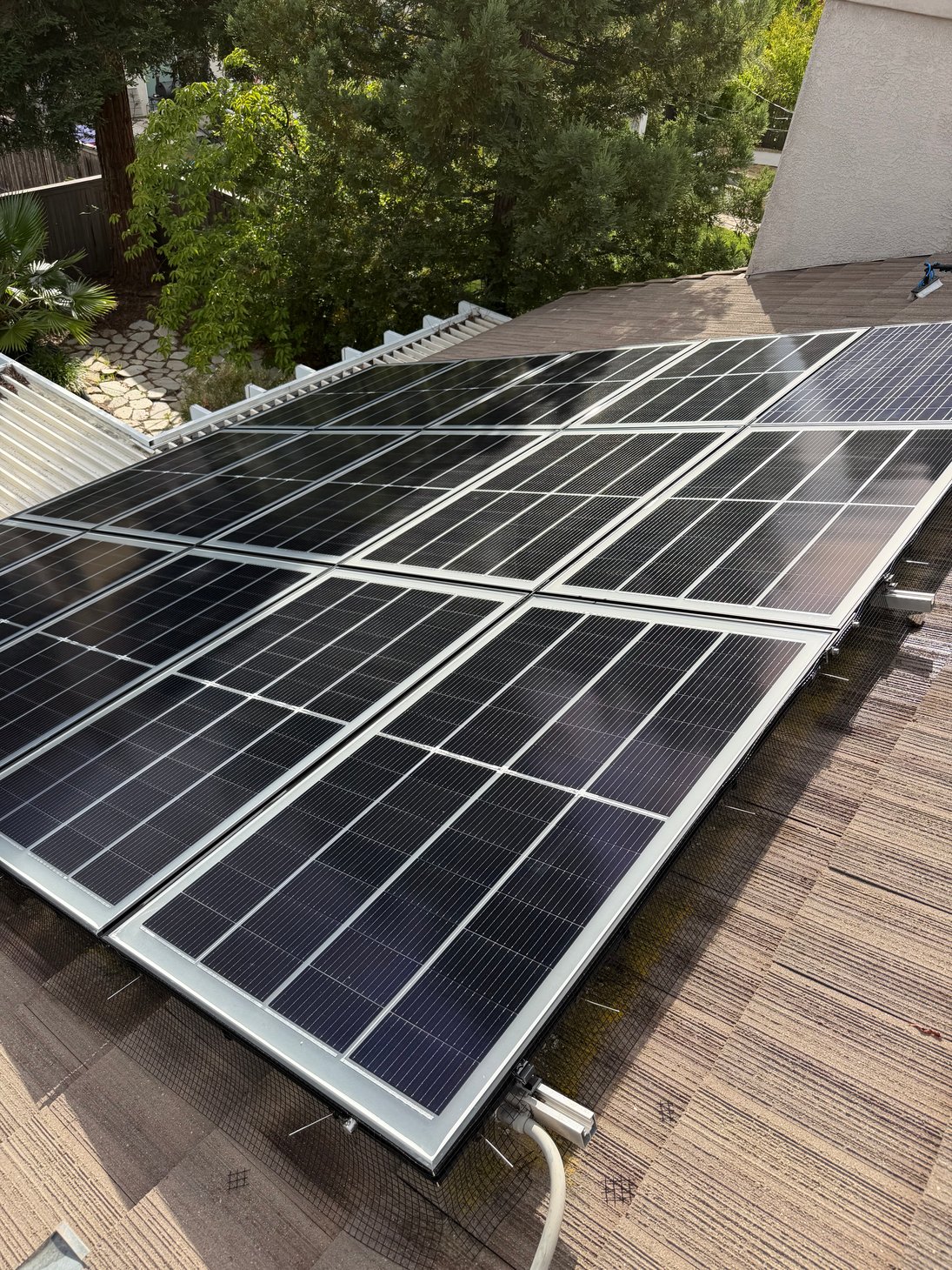 After cleaning — SPC-04 solar panel cleaning project