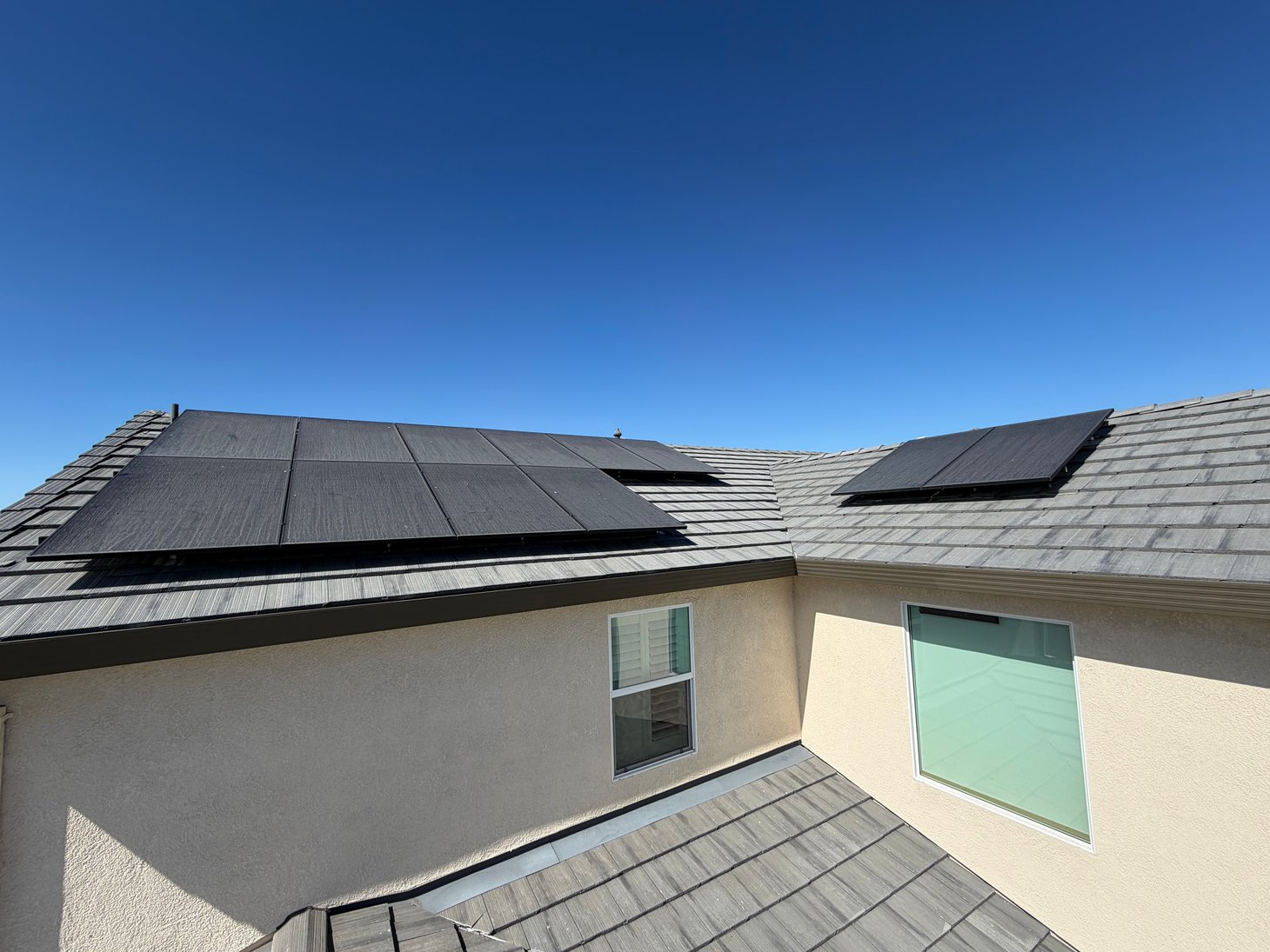 Before cleaning — SPC-05 solar panel cleaning project